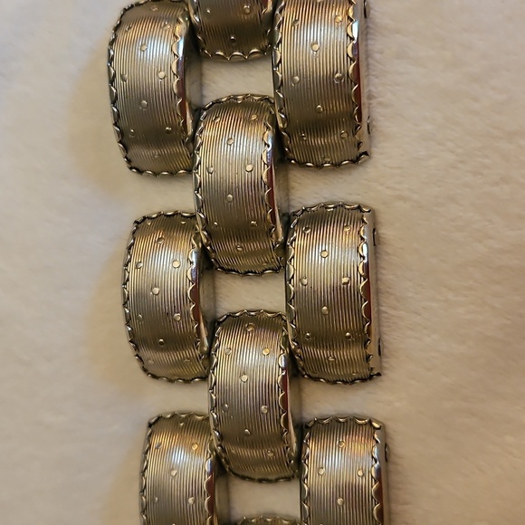 Antique 1920s-1930s Art Deco Machine Age Tech Unisex Bracelet - Picture 9 of 9